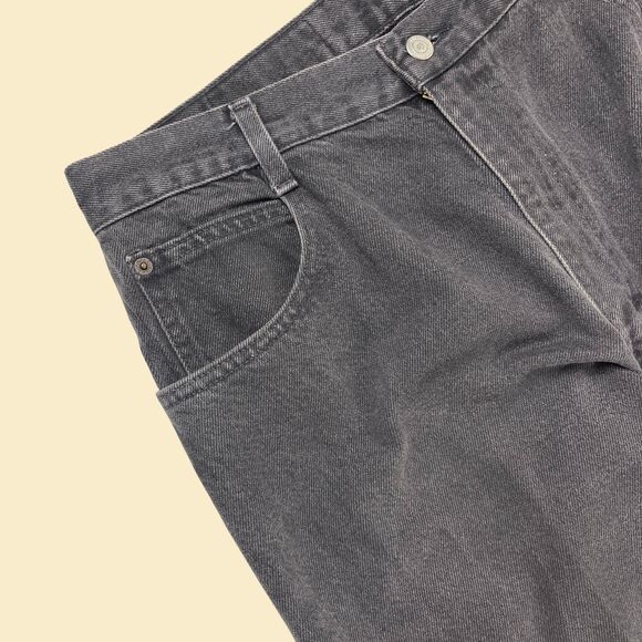 90s size 16T Gitano jeans, vintage black high rise womens denim cotton pants - Picture 9 of 9